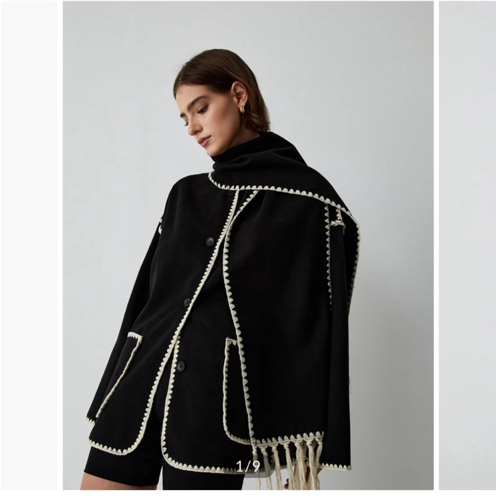 Commense Jacket / Coat Whipstitch with Scarf